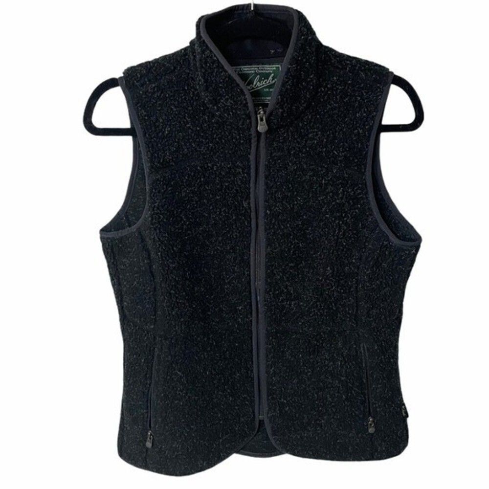 WOOLRICH vest heather grey fleece women’s vest xsmall